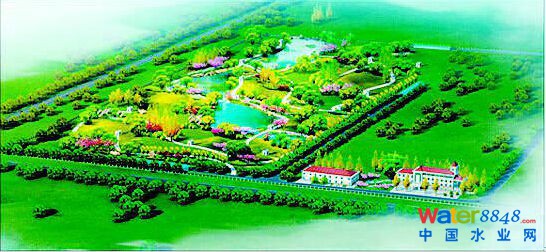 晉陽(yáng)污水處理廠效果圖 晉陽(yáng)污水處理廠效果圖