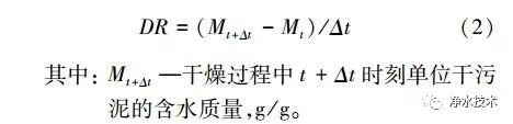 污泥薄層干燥特性及動力學模型分析