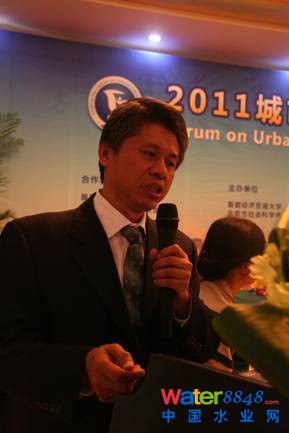 北京大學環境學院劉陽生教授。劉增榮 攝影