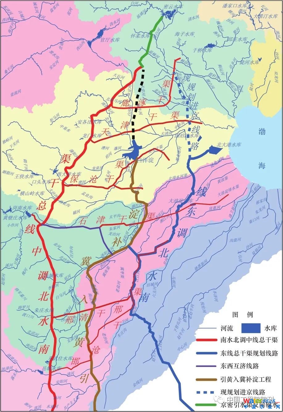 圖6 南水北調東線后續工程線路