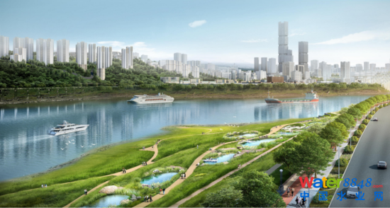 圖為南濱路片區城市建成區雨污分流改造工程(2020-2021年)項目效果圖。 重慶市市政院公司供圖 圖為南濱路片區城市建成區雨污分流改造工程(2020-2021年)項目效果圖。 重慶市市政院公司供圖